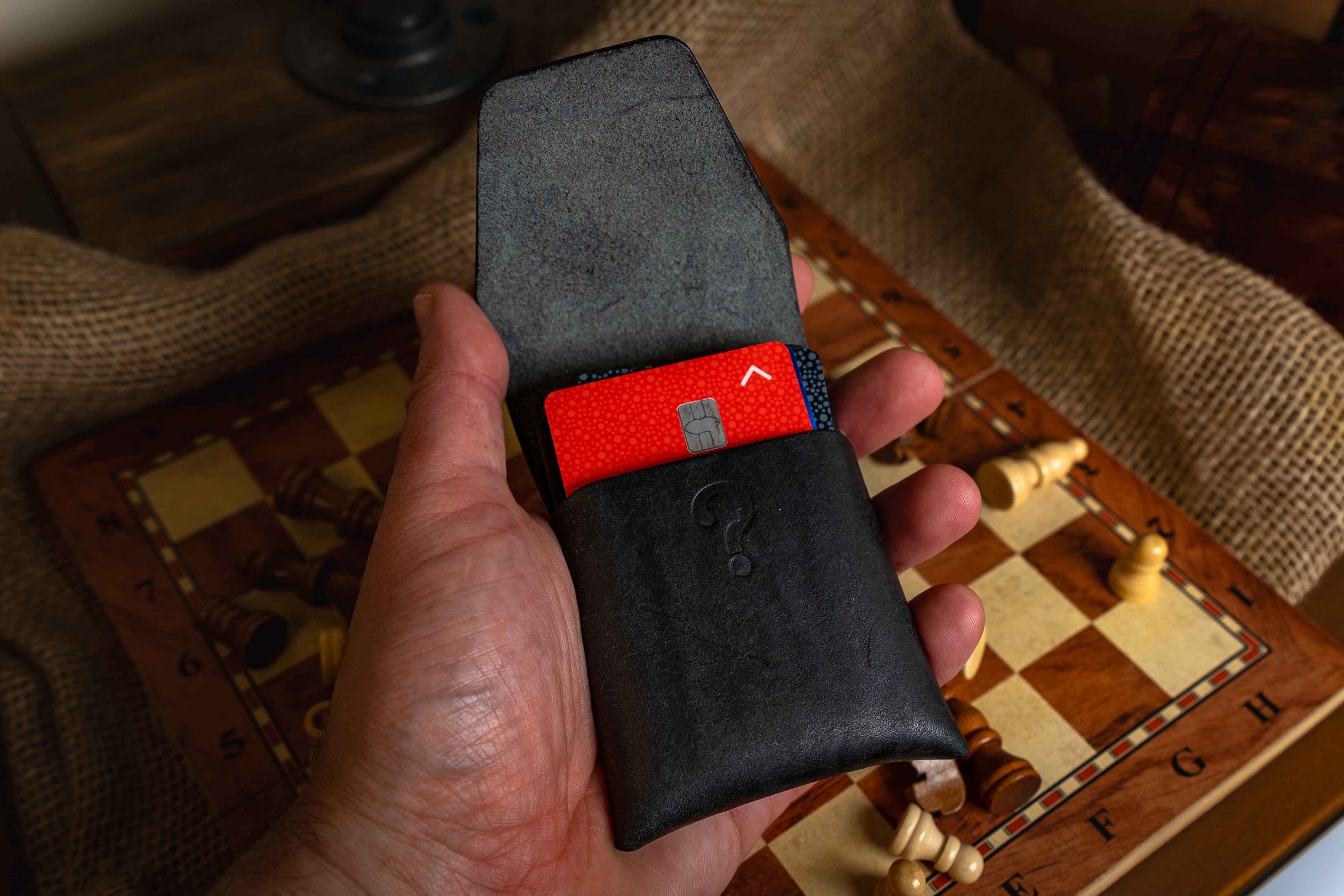 Leather Pattern Wallet | Stitchless Minimalist Card Holder Template (PDF Download)