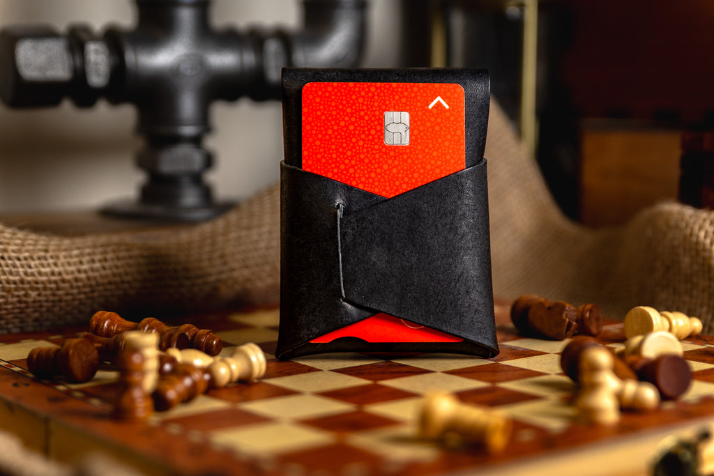 Leather Pattern Wallet | Stitchless Minimalist Card Holder Template (PDF Download)