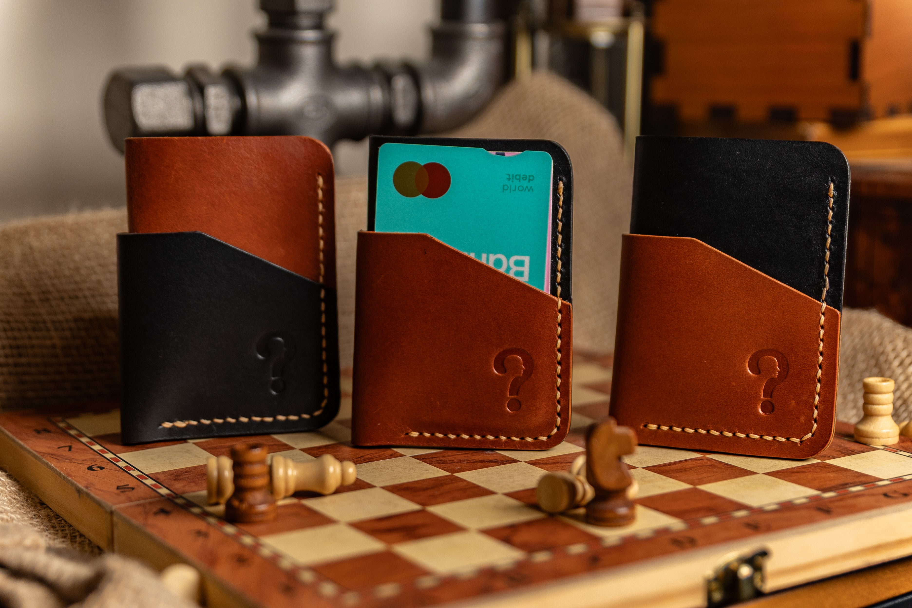 leather card holders walpier buttero