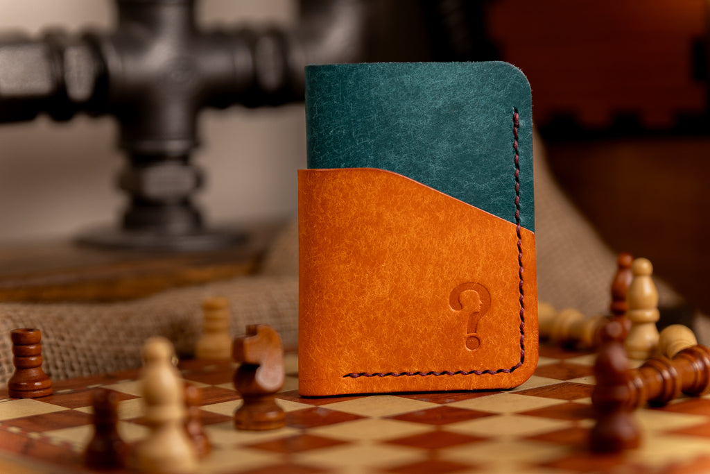 Cloak Wallet made from premium Pueblo leather with minimalist everyday carry style