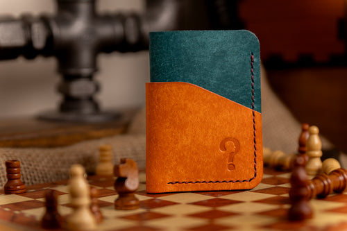 Cloak Wallet made from premium Pueblo leather with minimalist everyday carry style