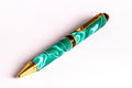 Green Acrylic Twist Handmade Pen
