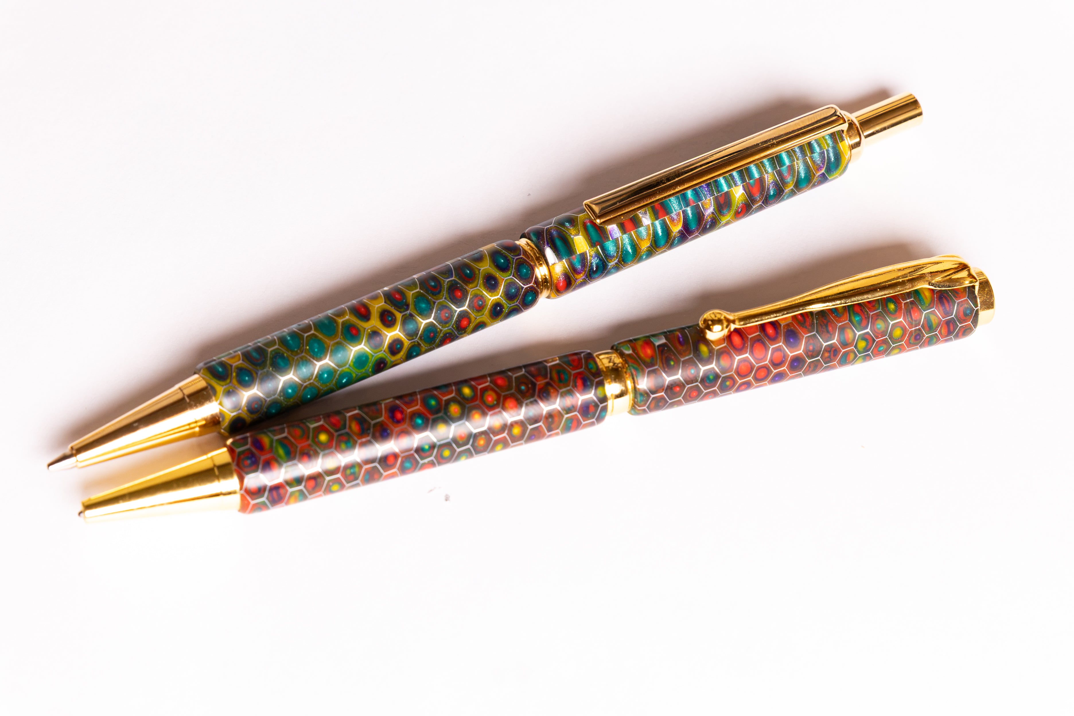 Honeycomb Handmade Pen and Pencil Set