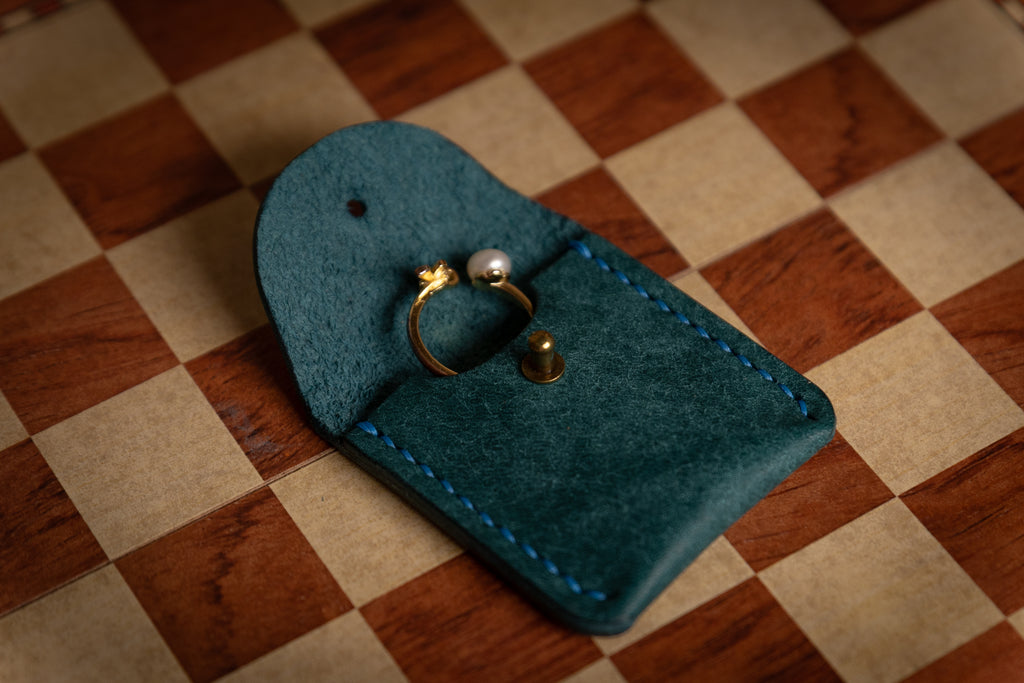 Leather Ring & Coin Pouch