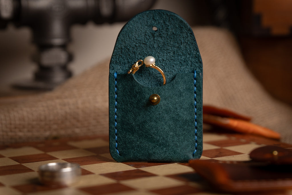 Leather Ring & Coin Pouch