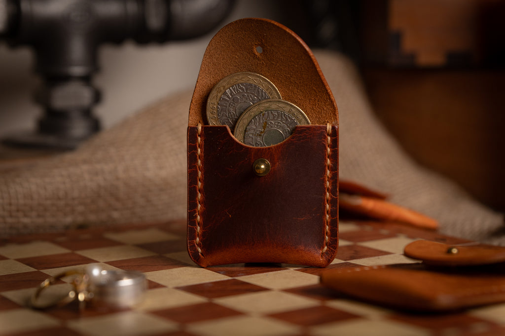 Leather Ring & Coin Pouch