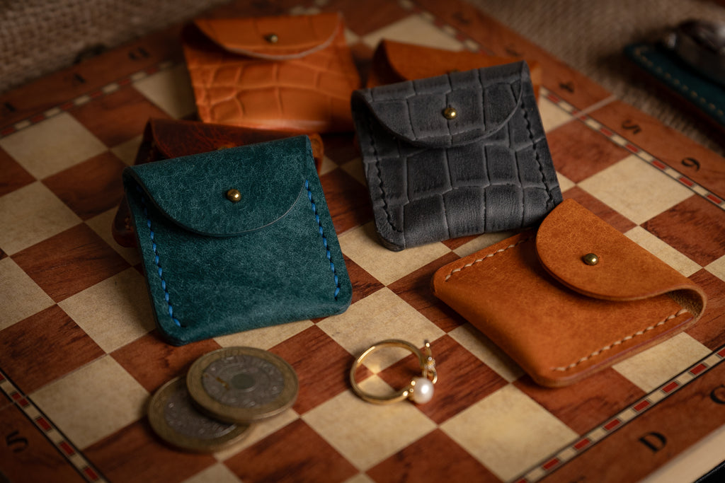 Leather Ring & Coin Pouch