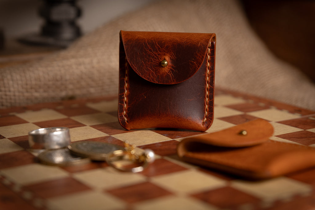 Leather Ring & Coin Pouch