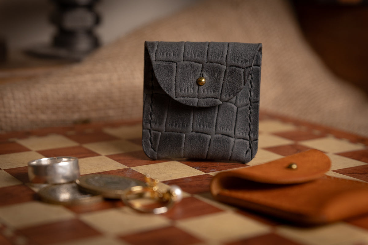 Leather Ring & Coin Pouch