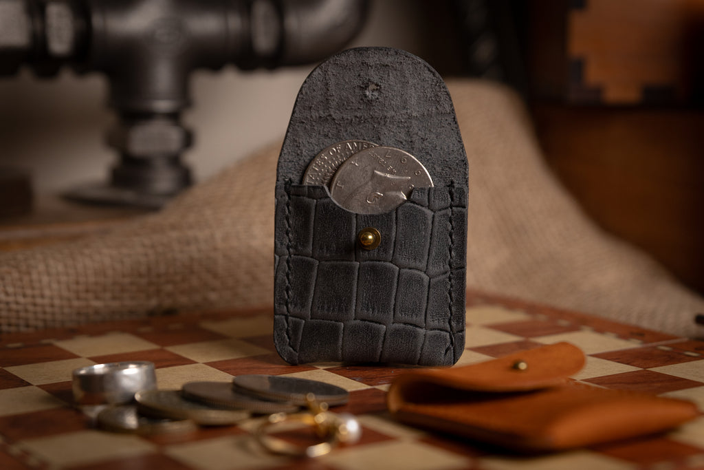 Leather Ring & Coin Pouch