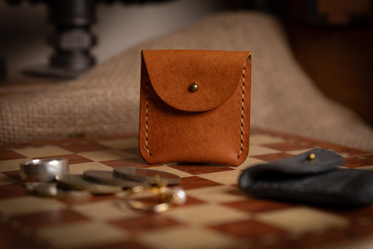 Leather Ring & Coin Pouch