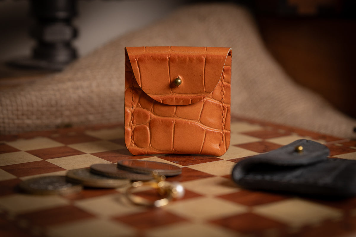 Leather Ring & Coin Pouch