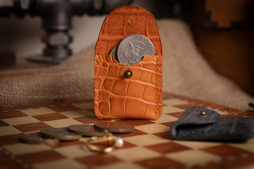 Leather Ring & Coin Pouch