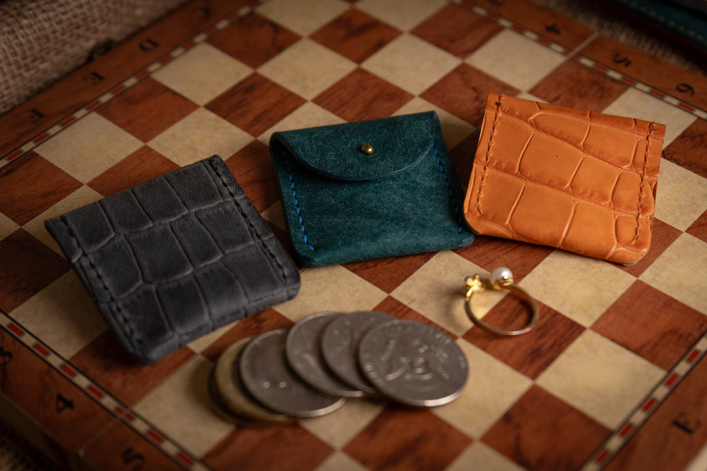Leather Ring & Coin Pouch
