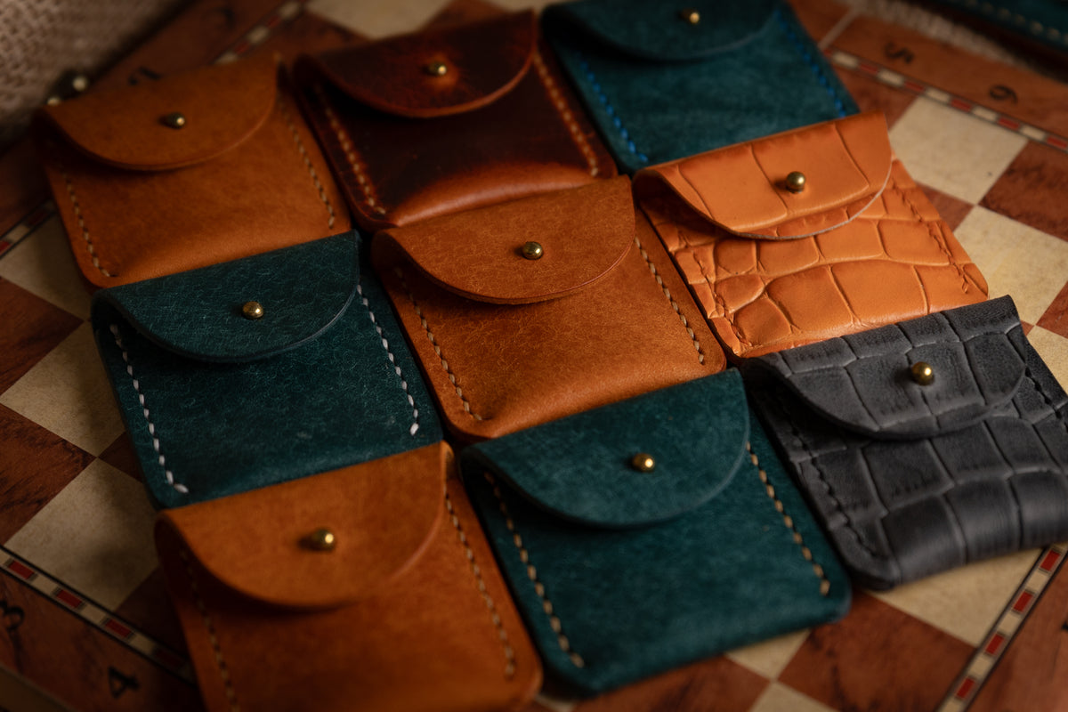 Leather Ring & Coin Pouch