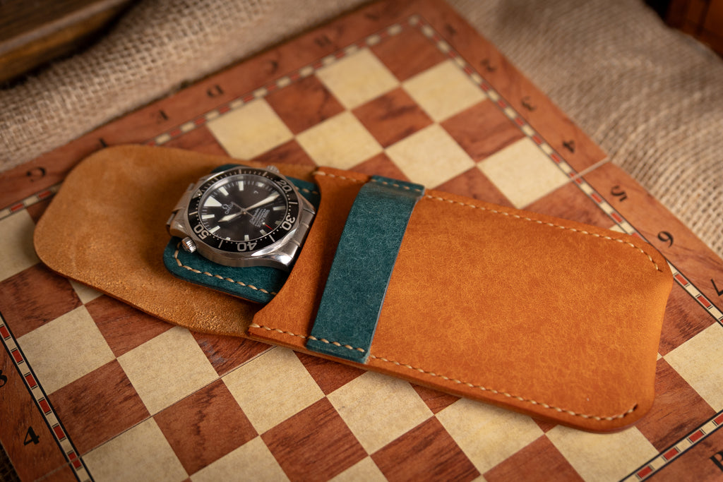 Handcrafted Leather Watch Pouch – Italian Pueblo Leather
