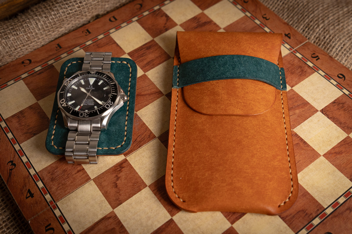 Handcrafted Leather Watch Pouch – Italian Pueblo Leather