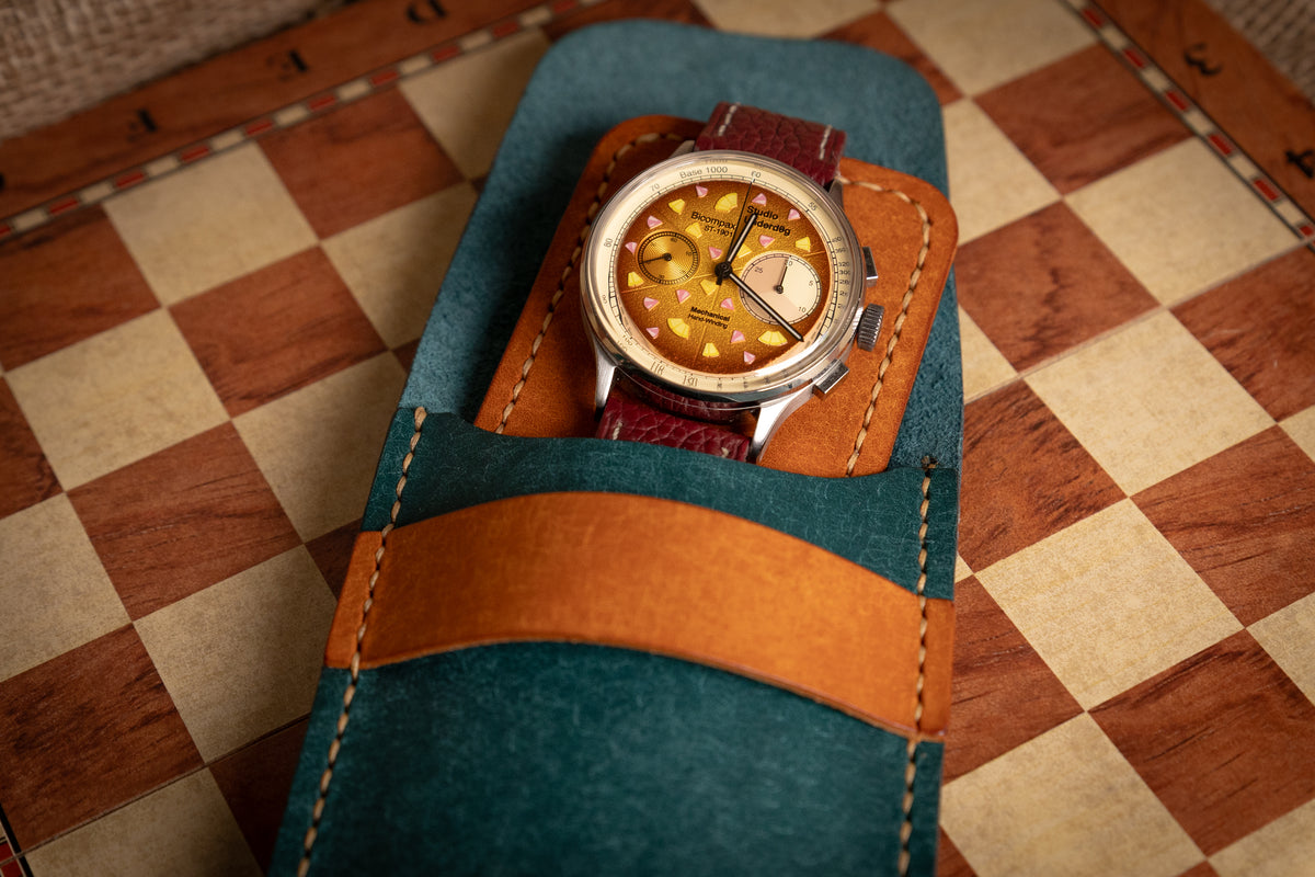 Handcrafted Leather Watch Pouch – Italian Pueblo Leather