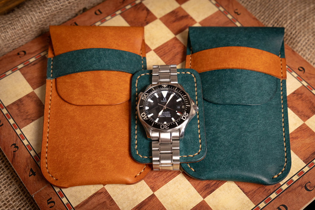 Handcrafted Leather Watch Pouch – Italian Pueblo Leather