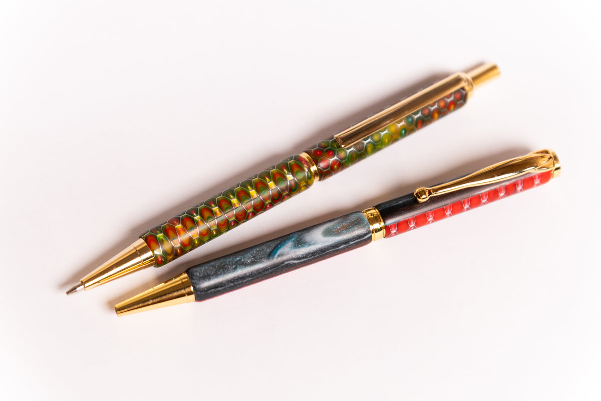 Honeycomb Handmade Pen and Pencil Set #2