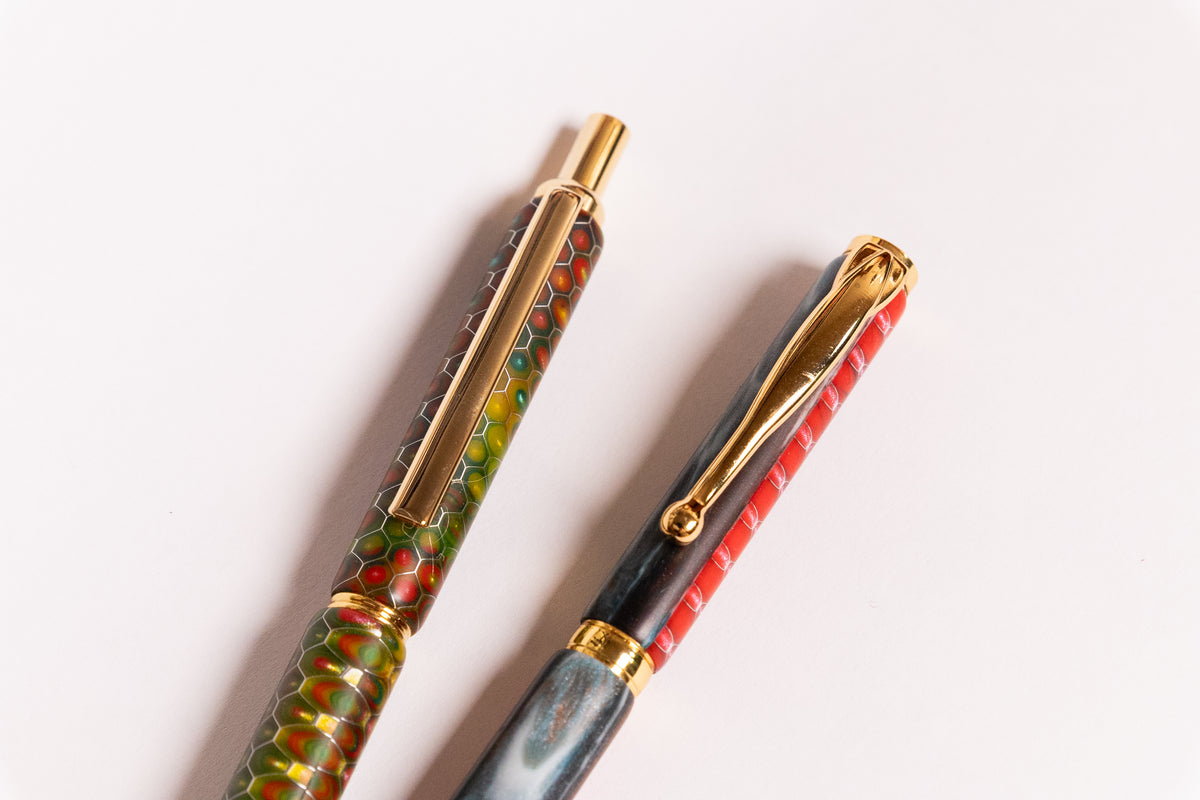 Honeycomb Handmade Pen and Pencil Set #2
