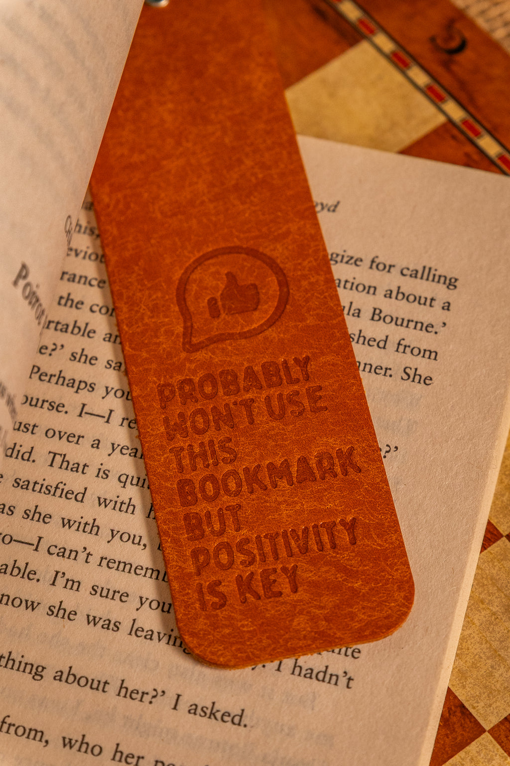 Leather Bookmark