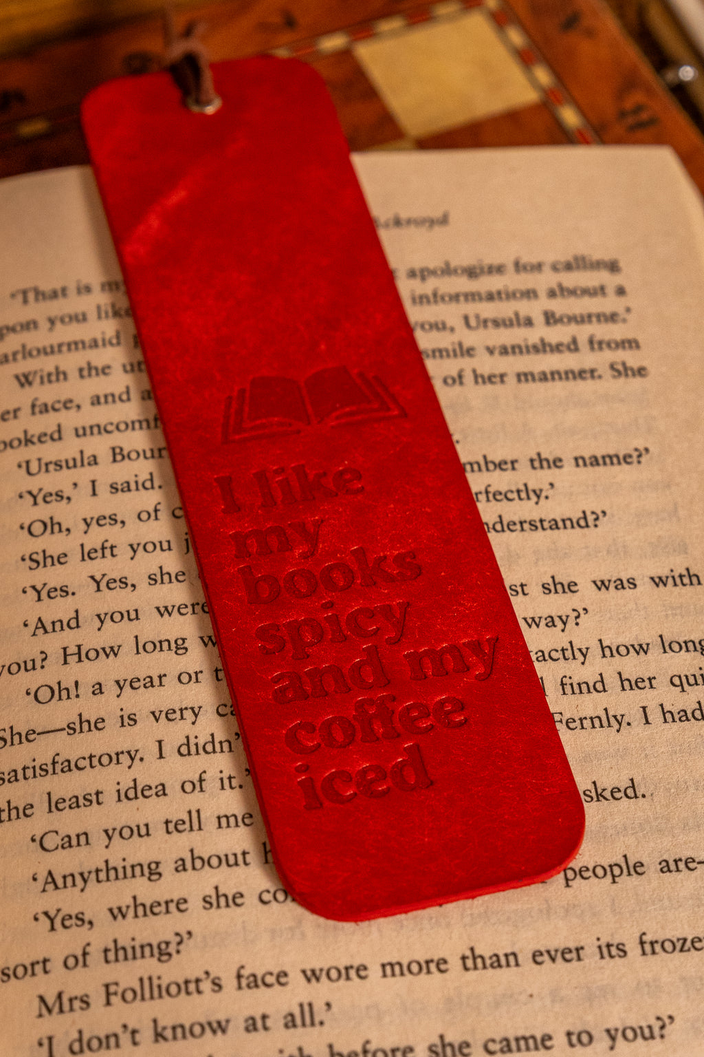 Leather Bookmark