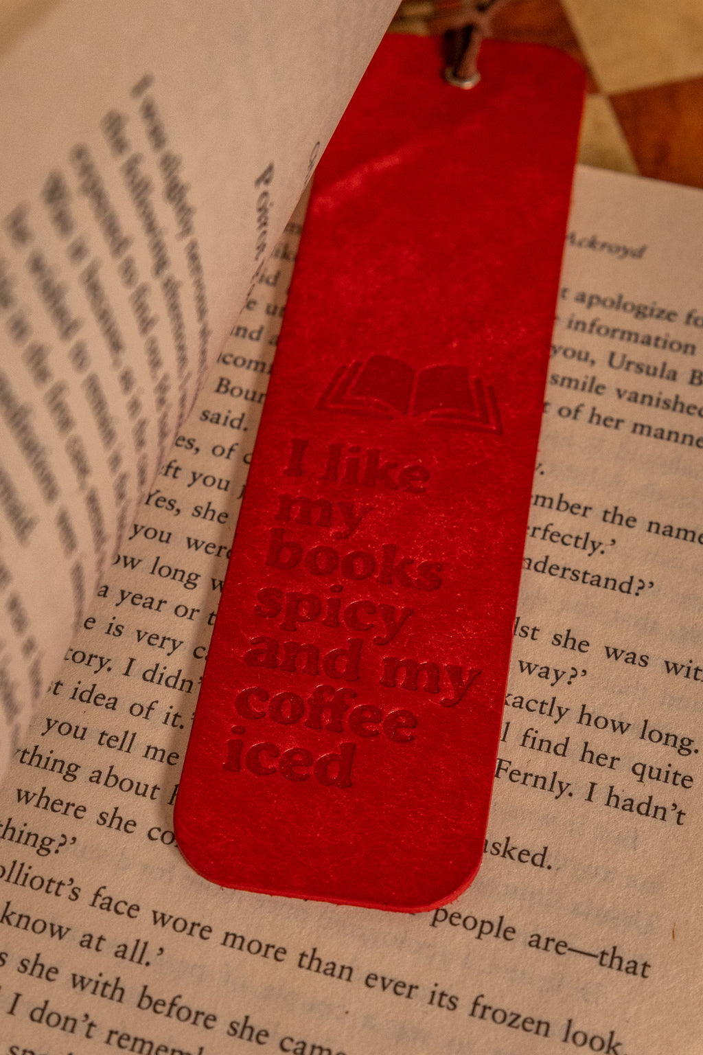 Leather Bookmark