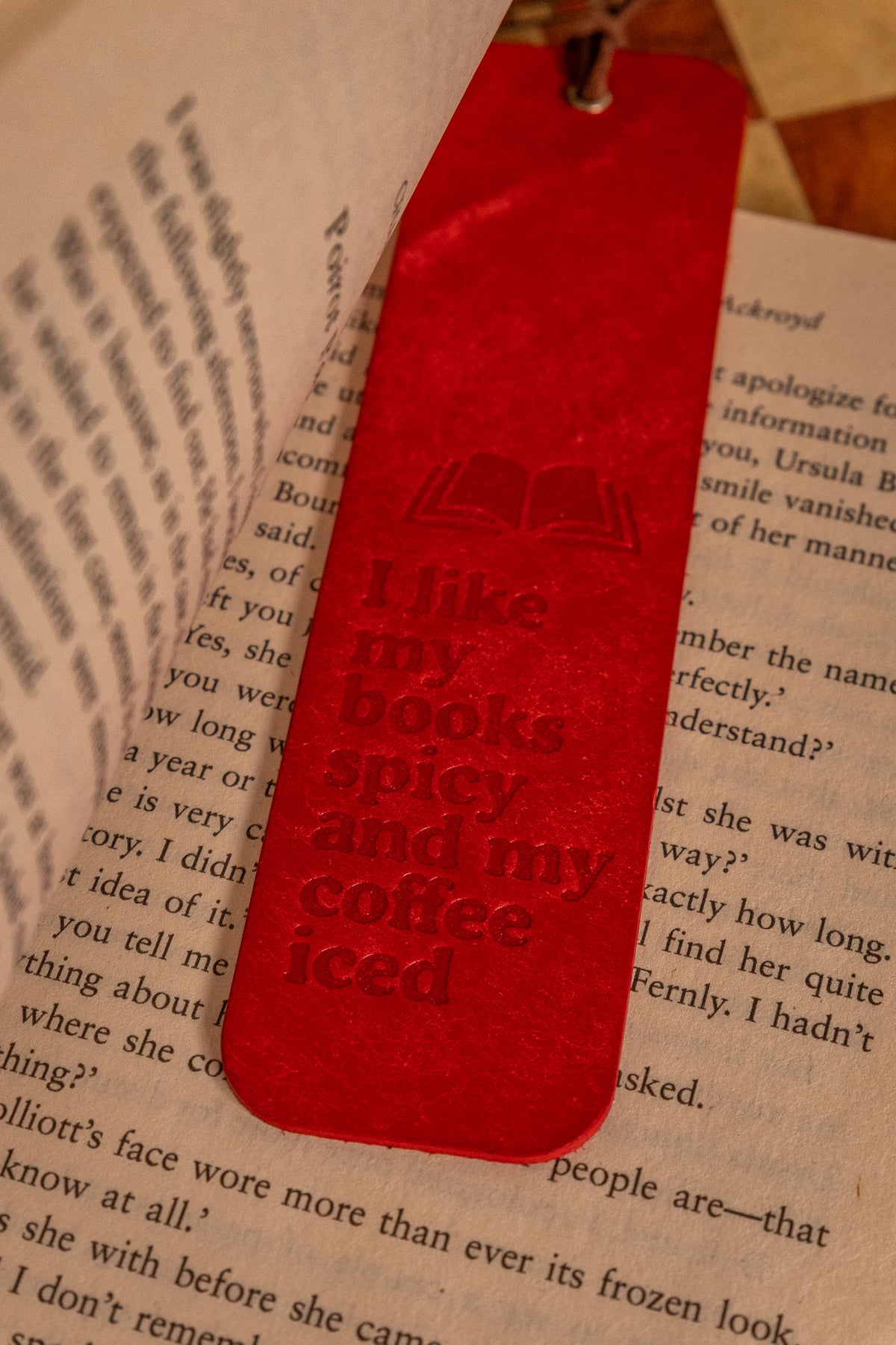 Leather Bookmark
