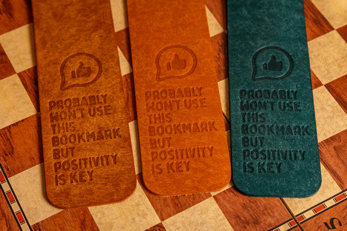Leather Bookmark