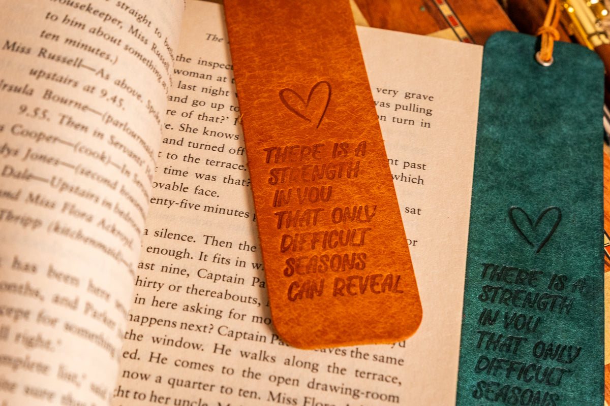Leather Bookmark