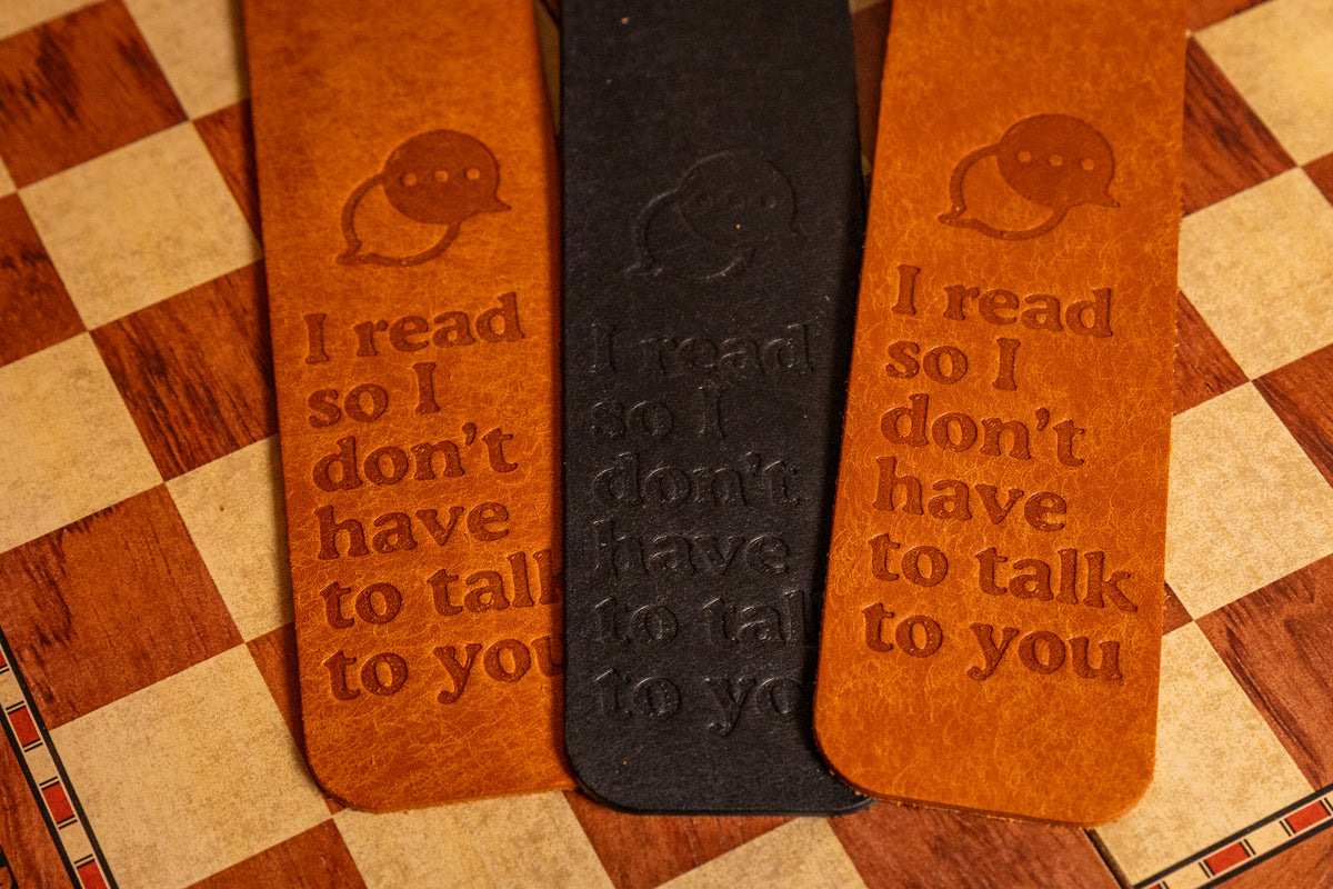 Leather Bookmark