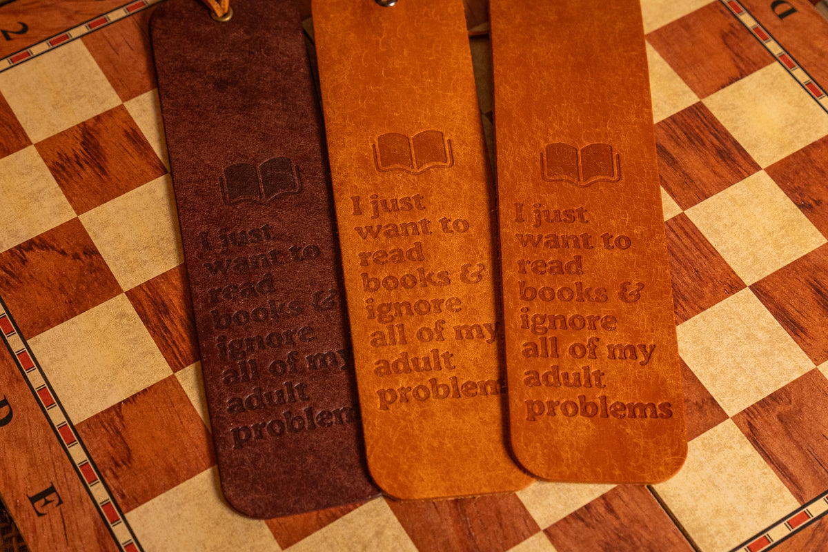 Leather Bookmark