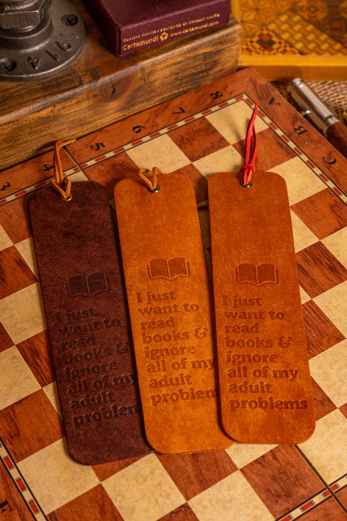Leather Bookmark