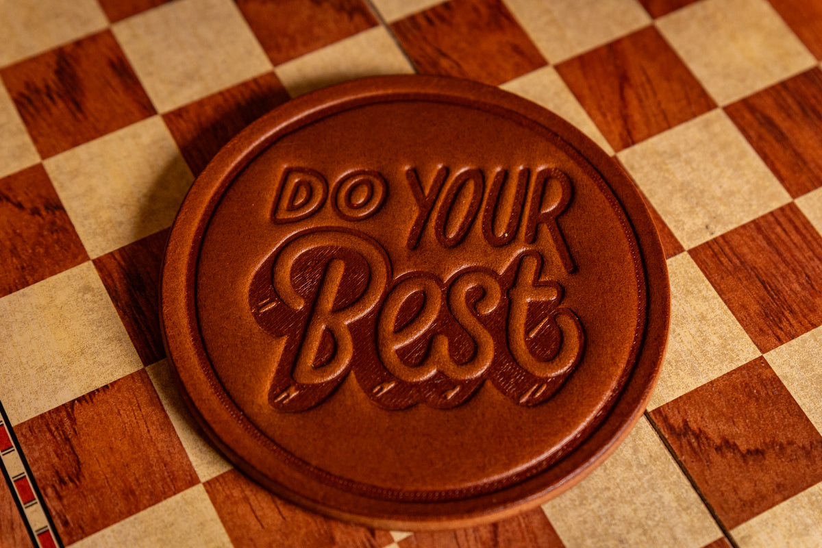 Leather Coaster Set