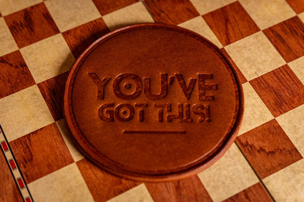 Leather Coaster Set