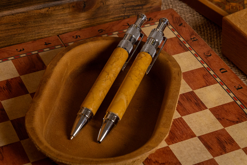 Handmade TruStone Pen and Pencil Set